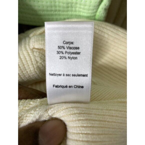 ASTR Womens Lana Mock Neck Sweater Off White Pullover‎ Size Medium - Picture 7 of 11